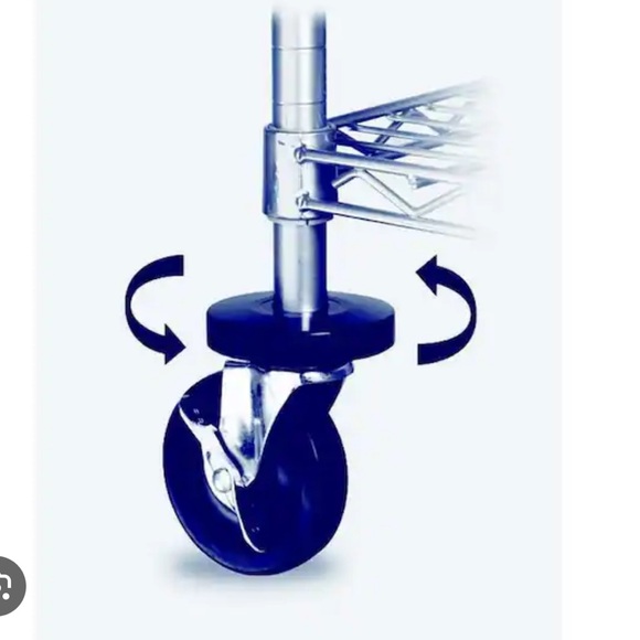 HDX 4 in 4-Piece Swivel Casters with Bumpers - Picture 10 of 13